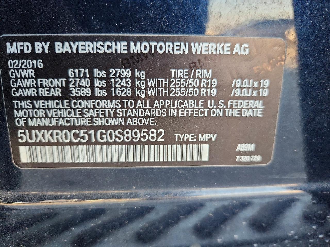 2016 BMW X5 Xdrive35i