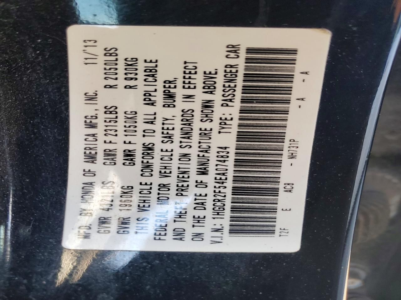 2014 Honda Accord Sport