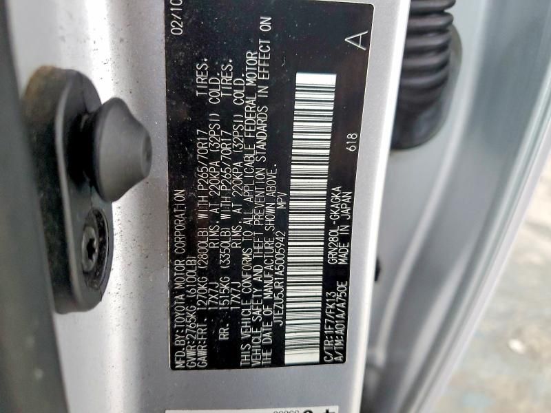 2010 Toyota 4runner SR5