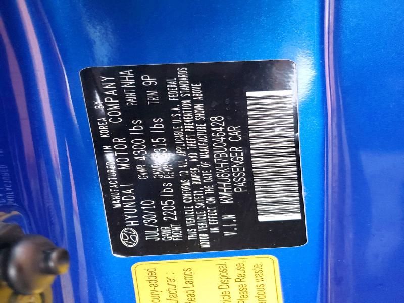 2011 Hyundai Genesis Coupe 3.8l