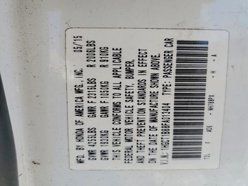 2015 Honda Accord exl