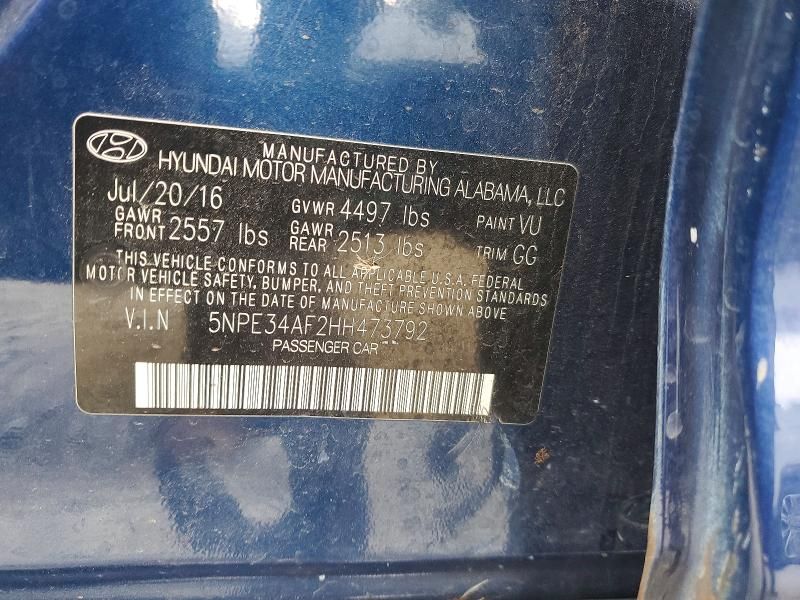 2017 Hyundai Sonata Sport