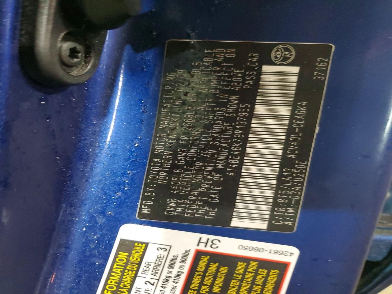 2009 Toyota Camry Base