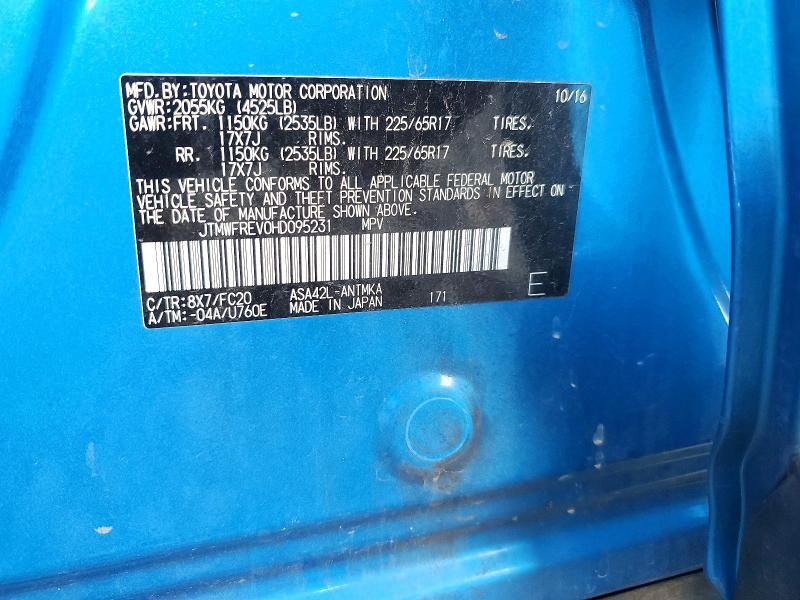 2017 Toyota Rav4 xle