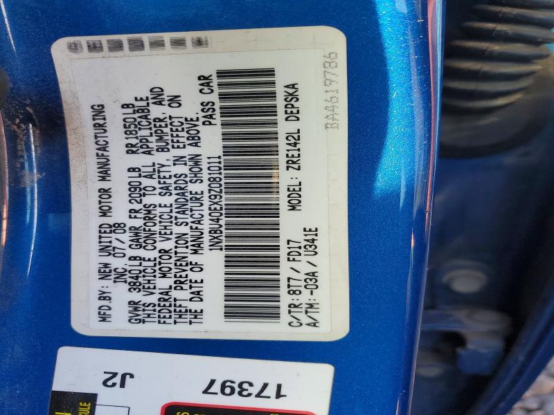 2009 Toyota Corolla Base