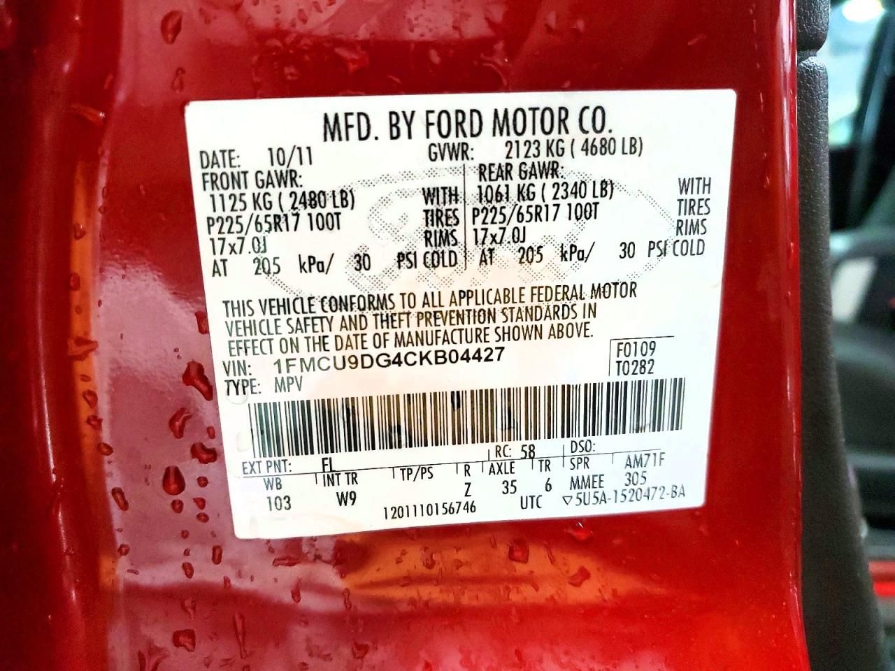 2012 Ford Escape xlt