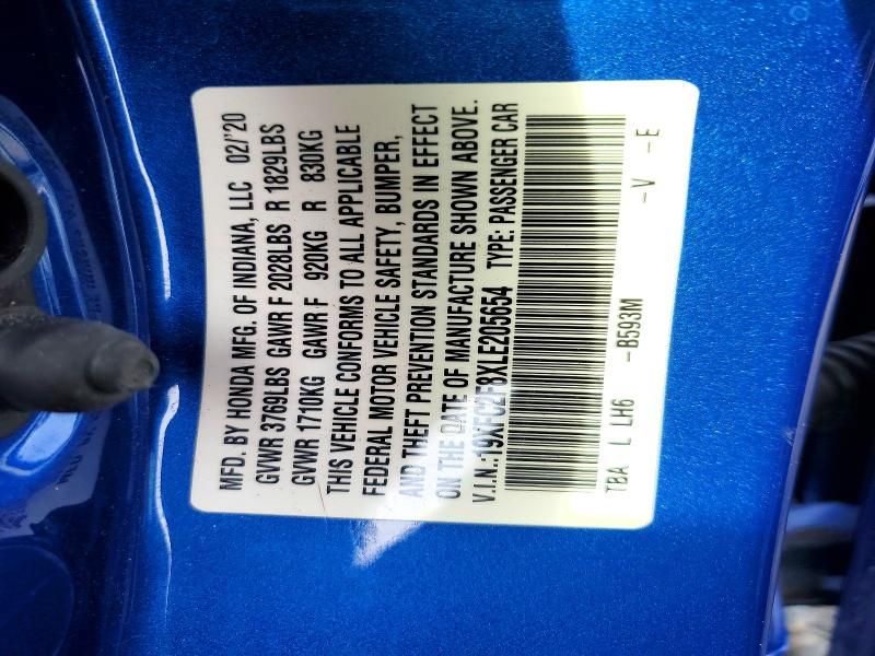 2020 Honda Civic Sport