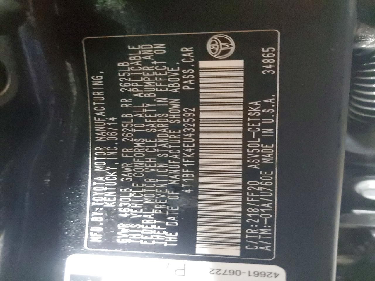 2014 Toyota Camry se