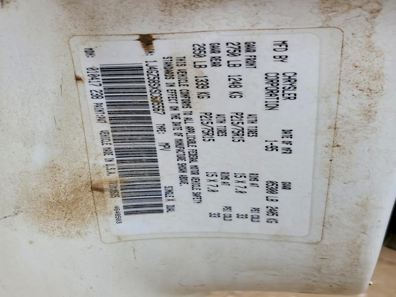 1995 Jeep Grand Cherokee Laredo