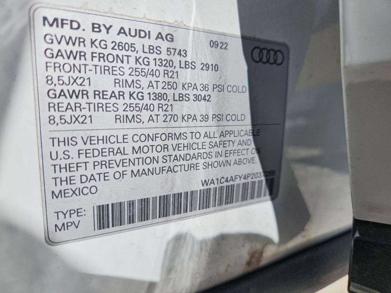 2023 Audi SQ5 Prestige