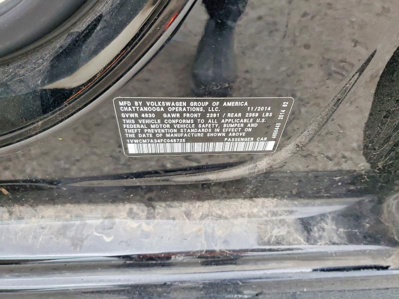 2015 Volkswagen Passat sel