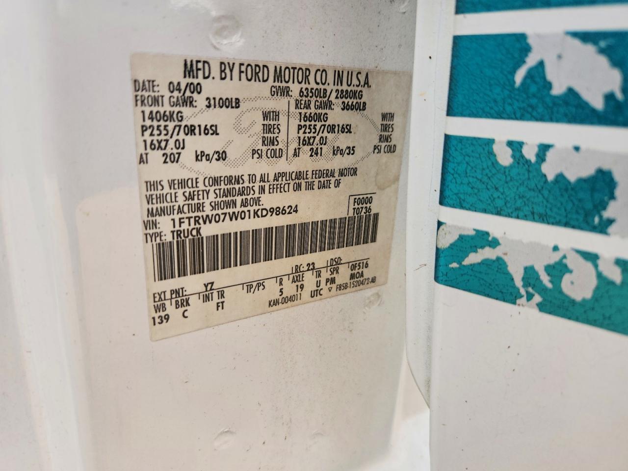 2001 Ford F150 Supercrew