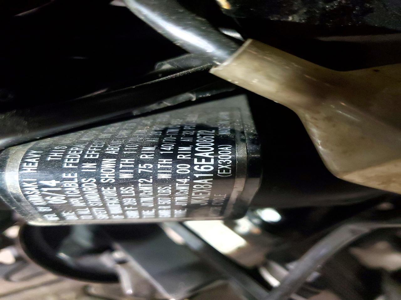 2014 Kawasaki EX300 A