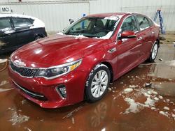 KIA Vehiculos salvage en venta: 2018 KIA Optima lx