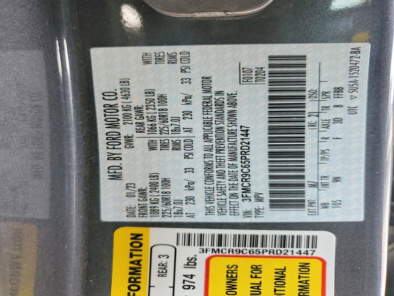 2023 Ford Bronco Sport Outer Banks