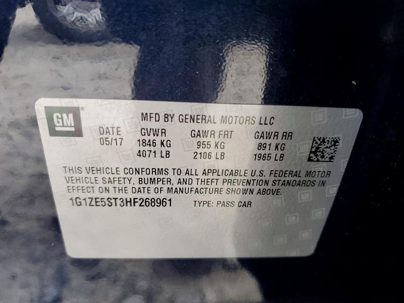 2017 Chevrolet Malibu lt