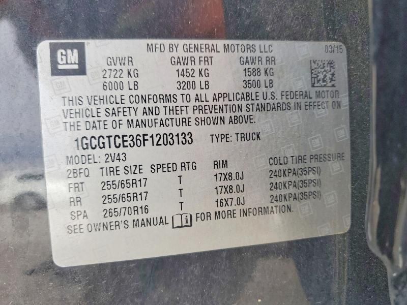 2015 Chevrolet Colorado Z71