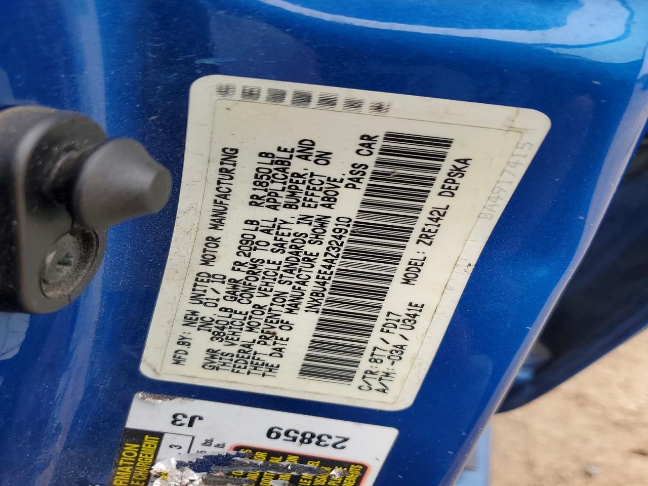 2010 Toyota Corolla Base