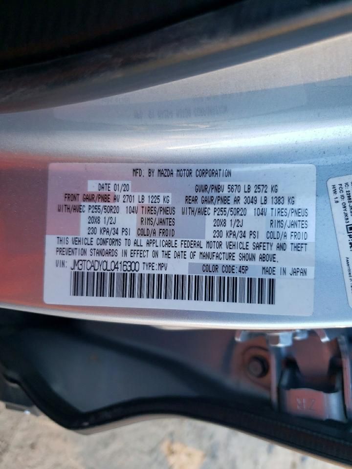 2020 Mazda Cx-9 Grand Touring