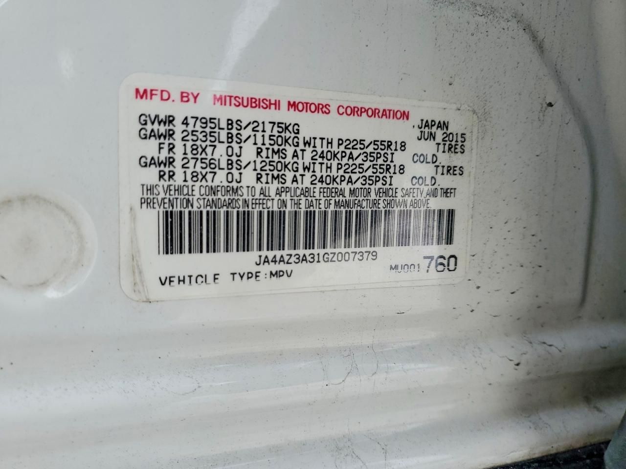 2016 Mitsubishi Outlander se