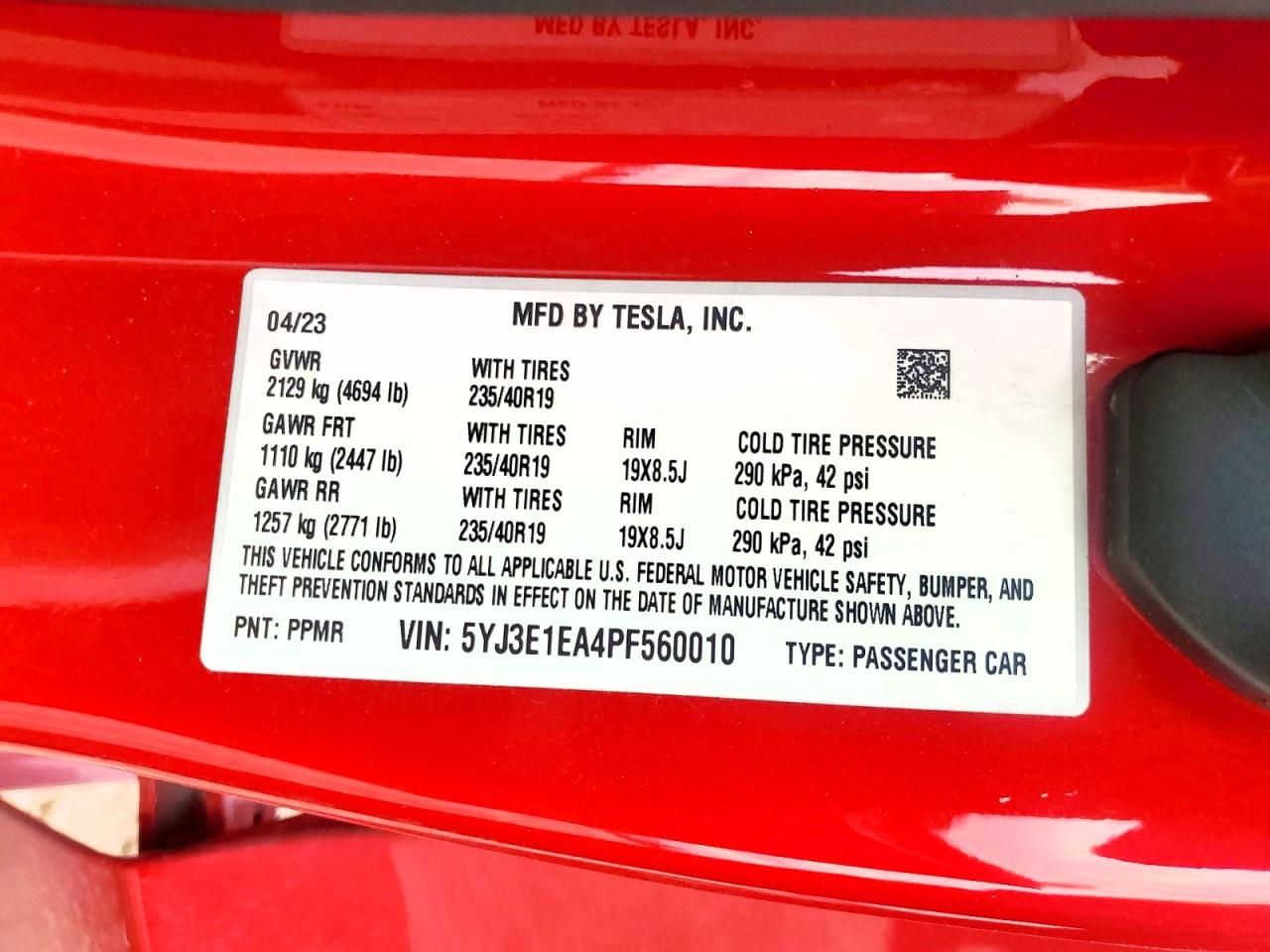 2023 Tesla Model 3