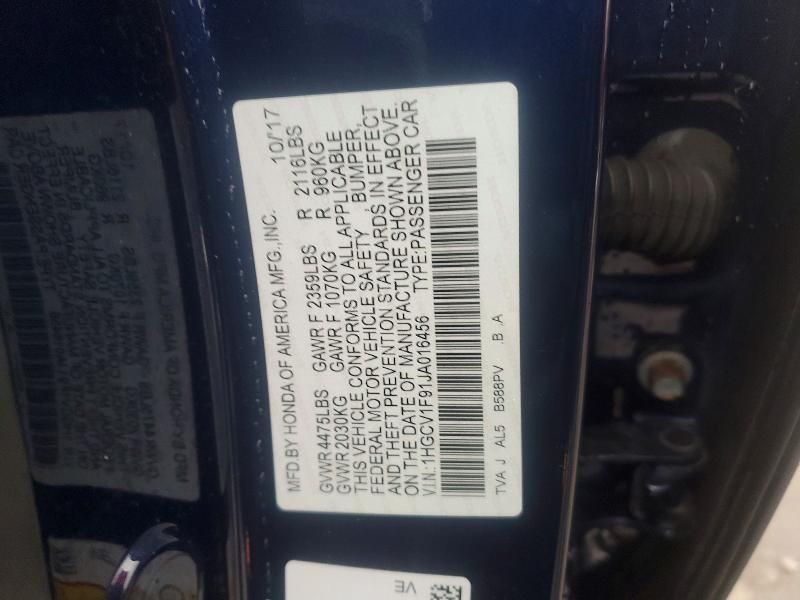 2018 Honda Accord Touring