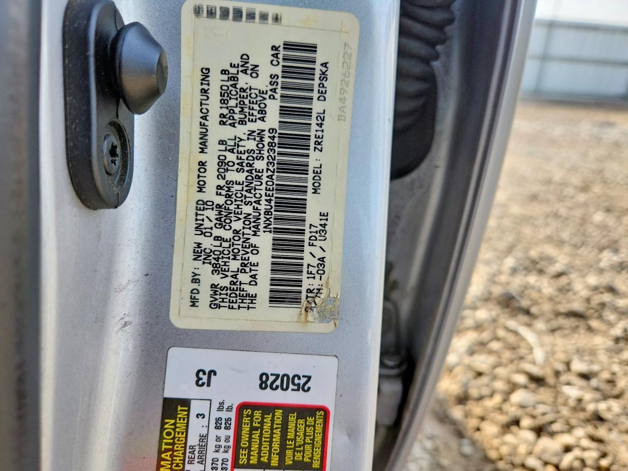 2010 Toyota Corolla Base