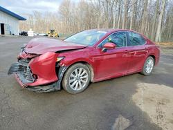 Salvage cars for sale from Copart East Granby, CT: 2018 Toyota Camry l