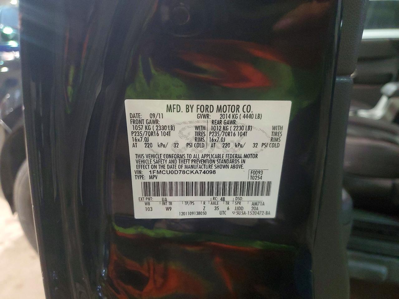 2012 Ford Escape xlt