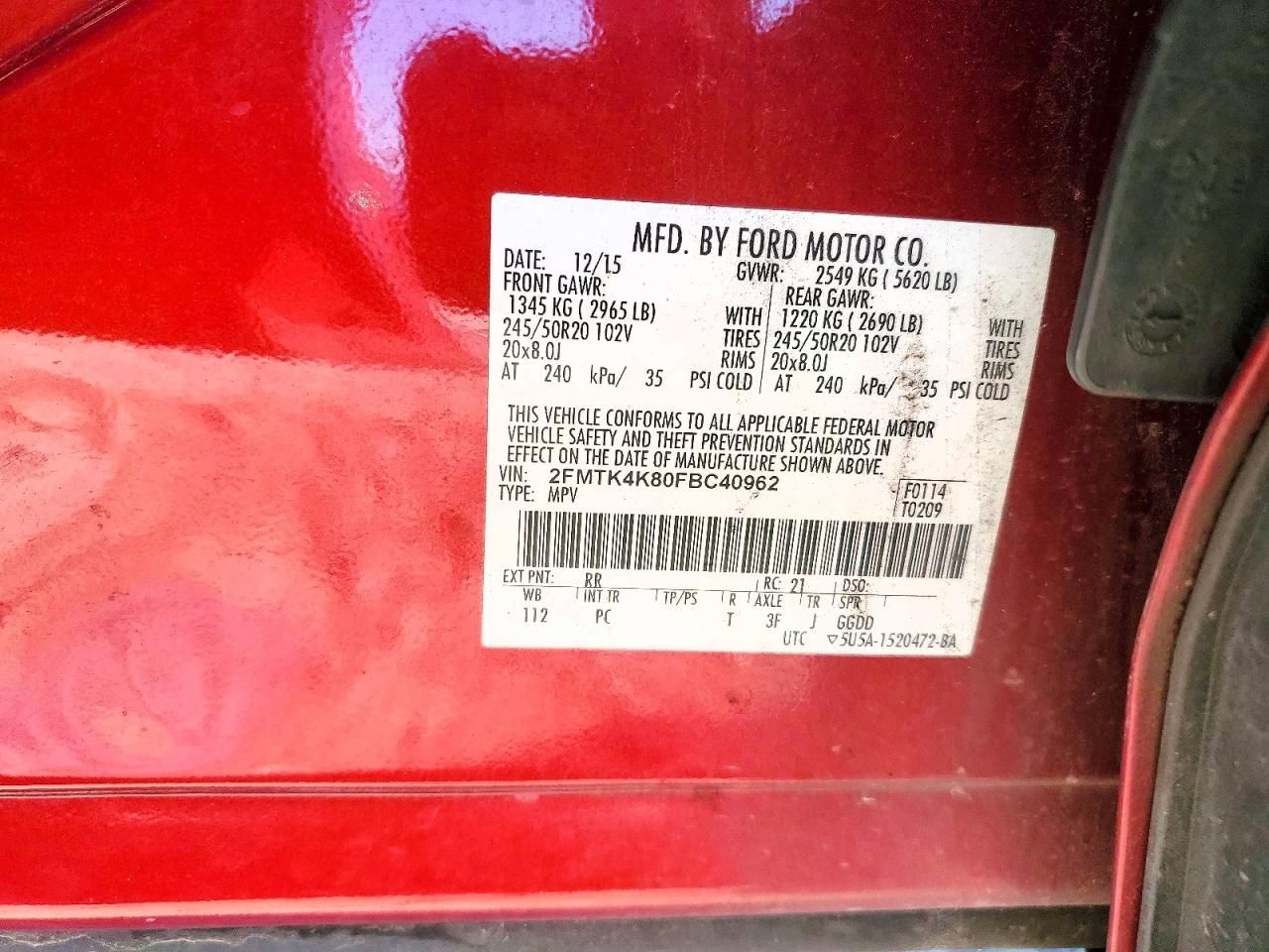 2015 Ford Edge Titanium