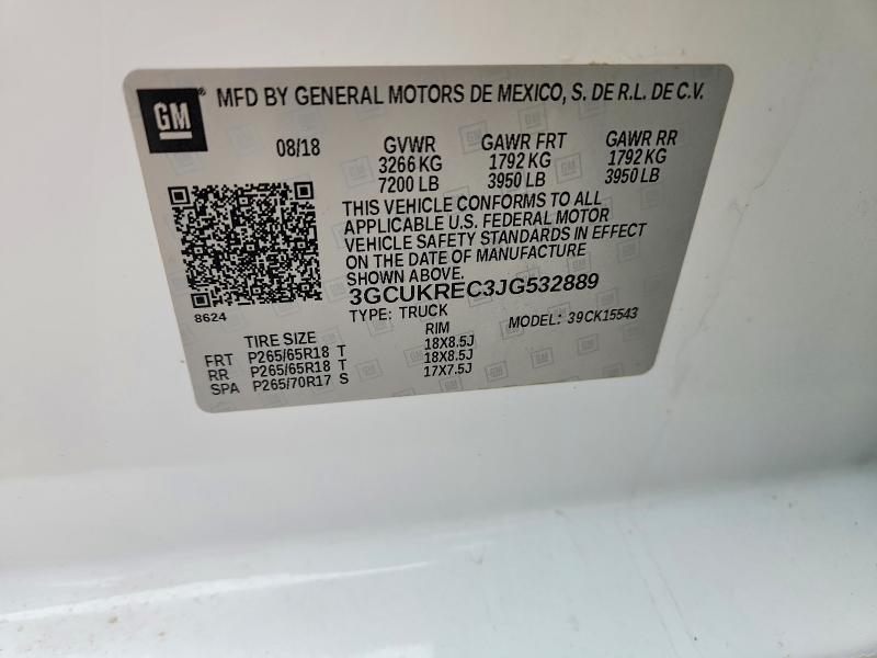 2018 Chevrolet Silverado K1500 LT