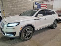 Lincoln salvage cars for sale: 2019 Lincoln Nautilus Reserve