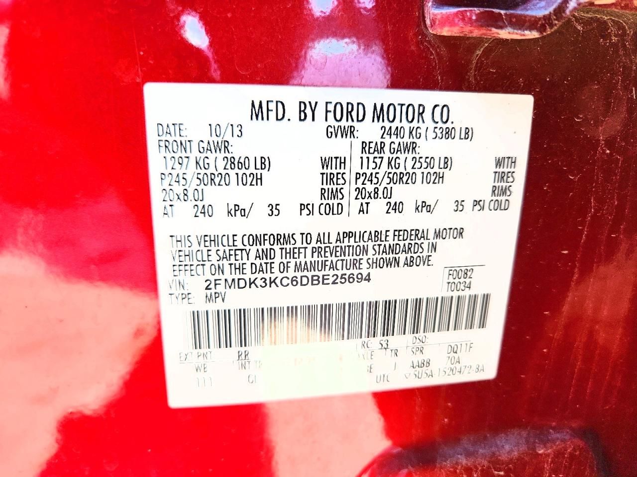 2013 Ford Edge Limited