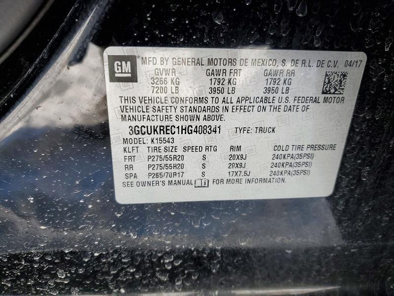 2017 Chevrolet Silverado K1500 LT