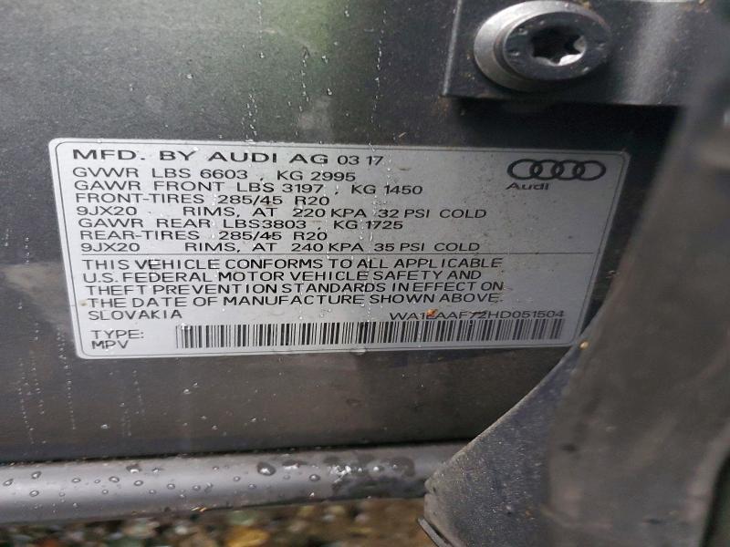 2017 Audi Q7 Premium Plus