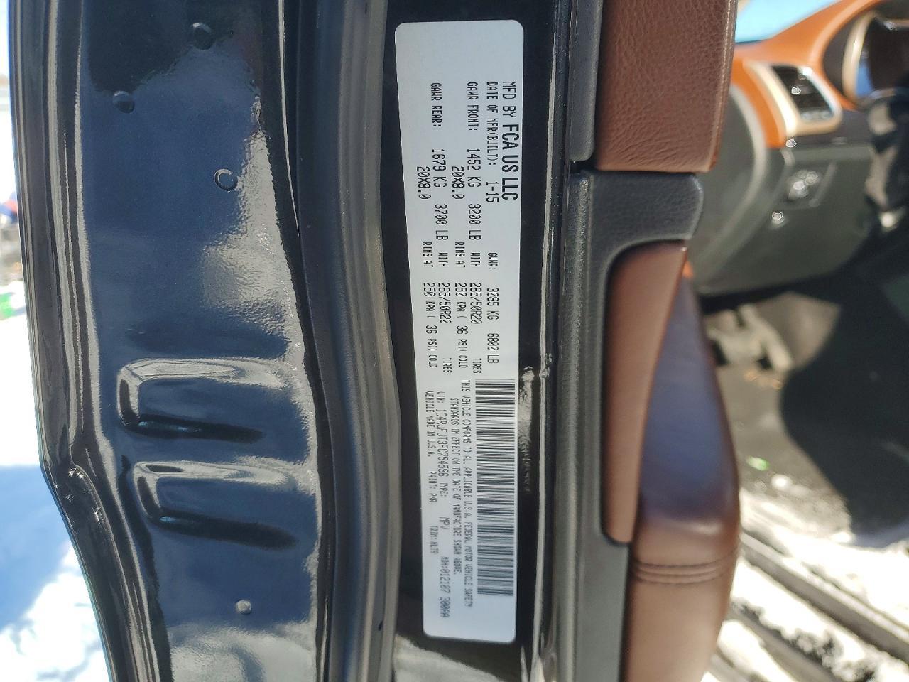 2015 Jeep Grand Cherokee Summit