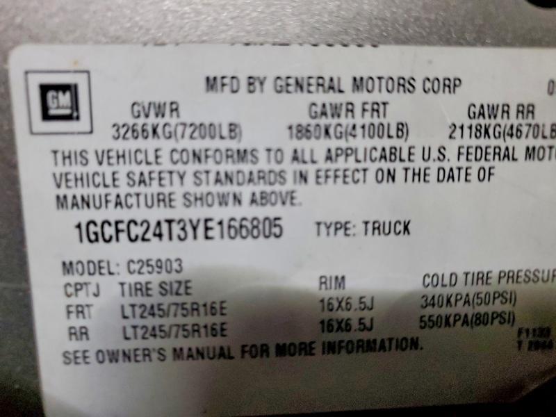 2000 Chevrolet Silverado C2500