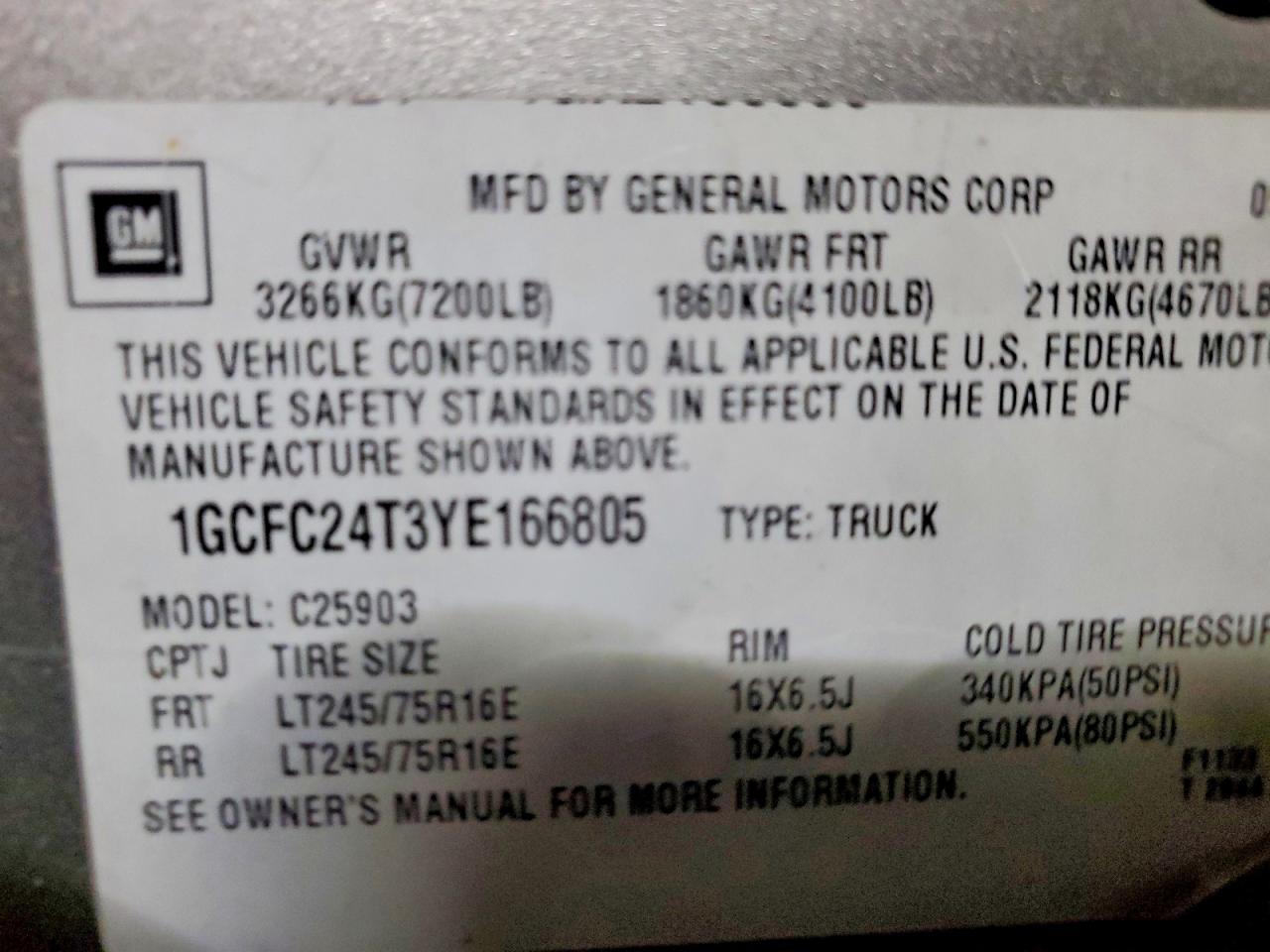 2000 Chevrolet Silverado C2500