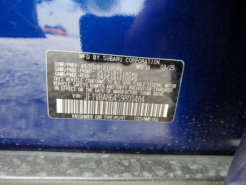 2025 Subaru Wrx Premium