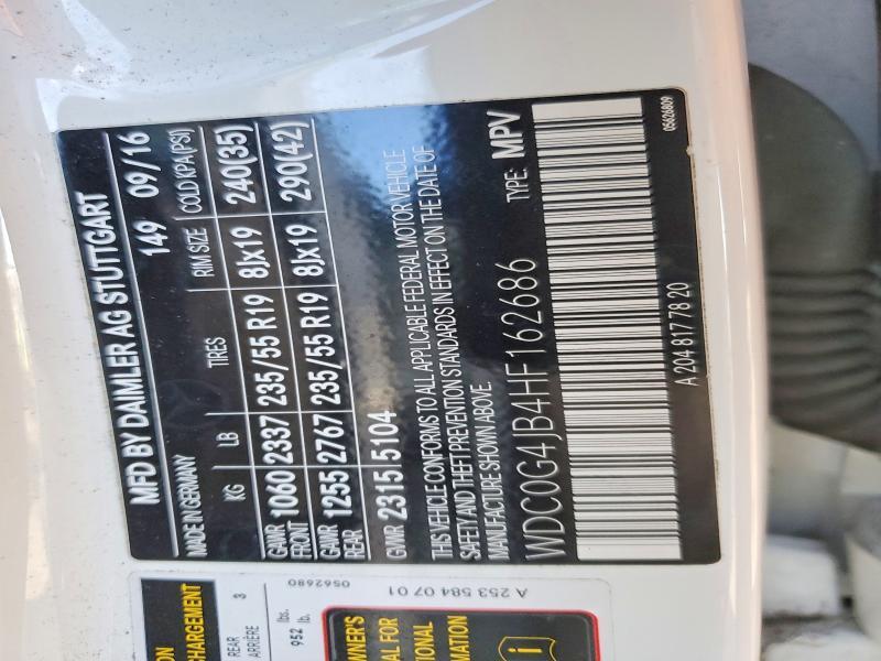 2017 Mercedes-Benz Glc 300