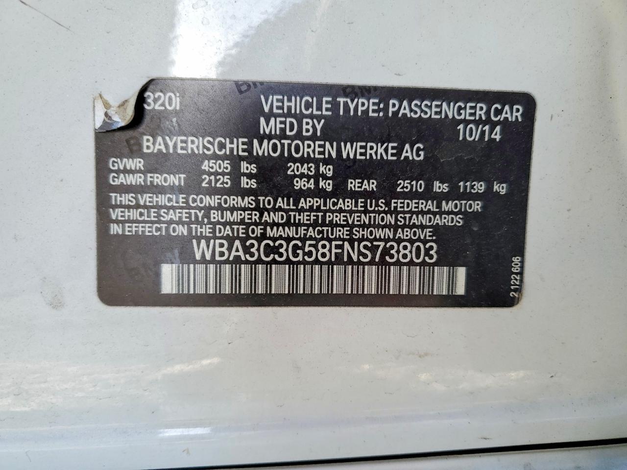 2015 BMW 320 i Xdrive