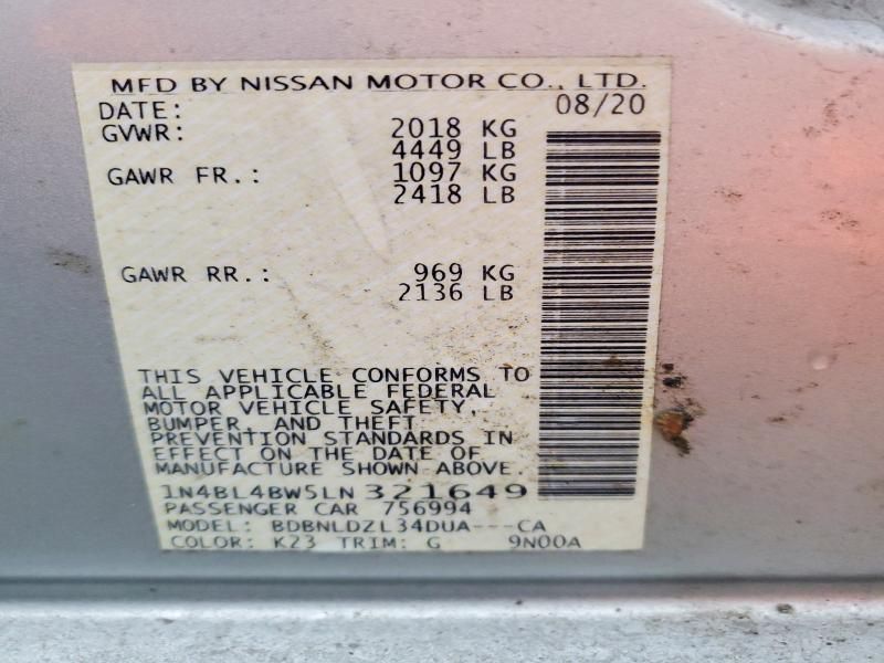 2020 Nissan Altima s