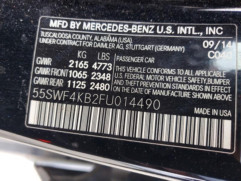 2015 Mercedes-Benz C Class