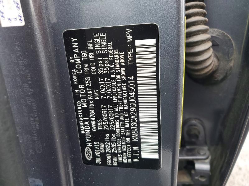 2016 Hyundai Tucson Limited