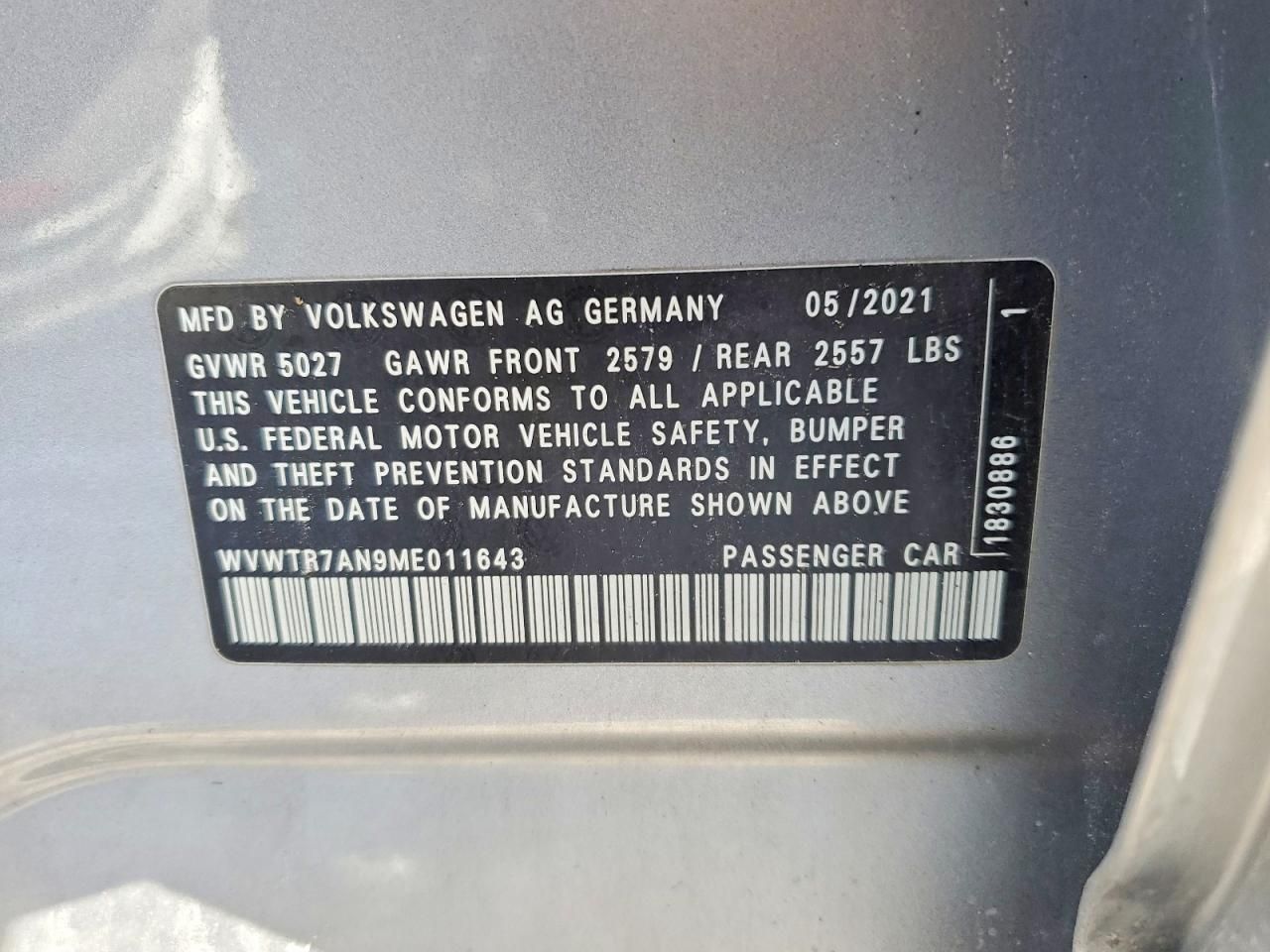 2021 Volkswagen Arteon sel Premium R-line