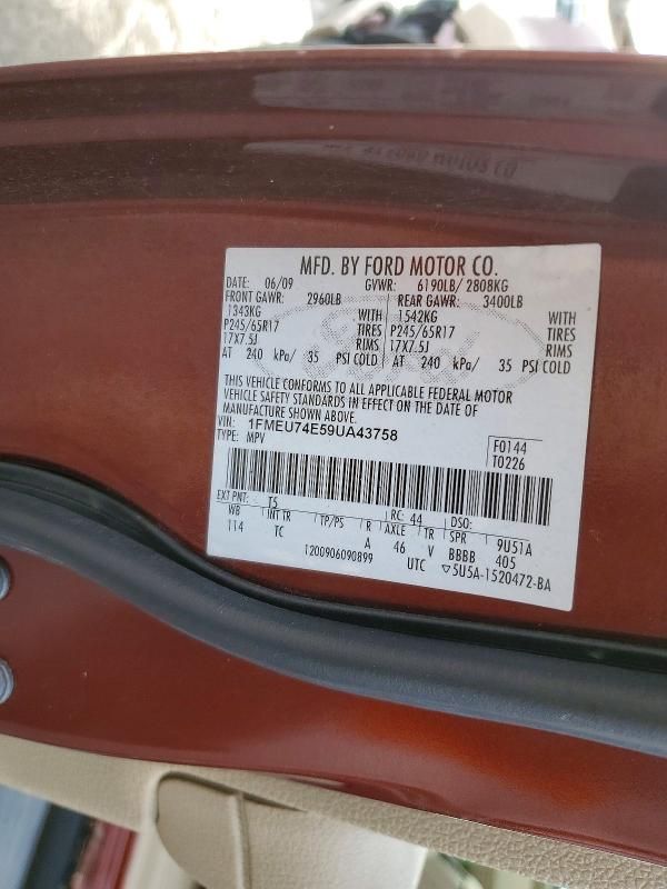 2009 Ford Explorer Eddie Bauer