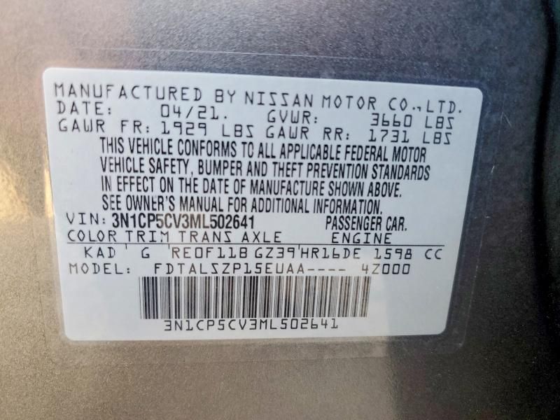 2021 Nissan Kicks sv