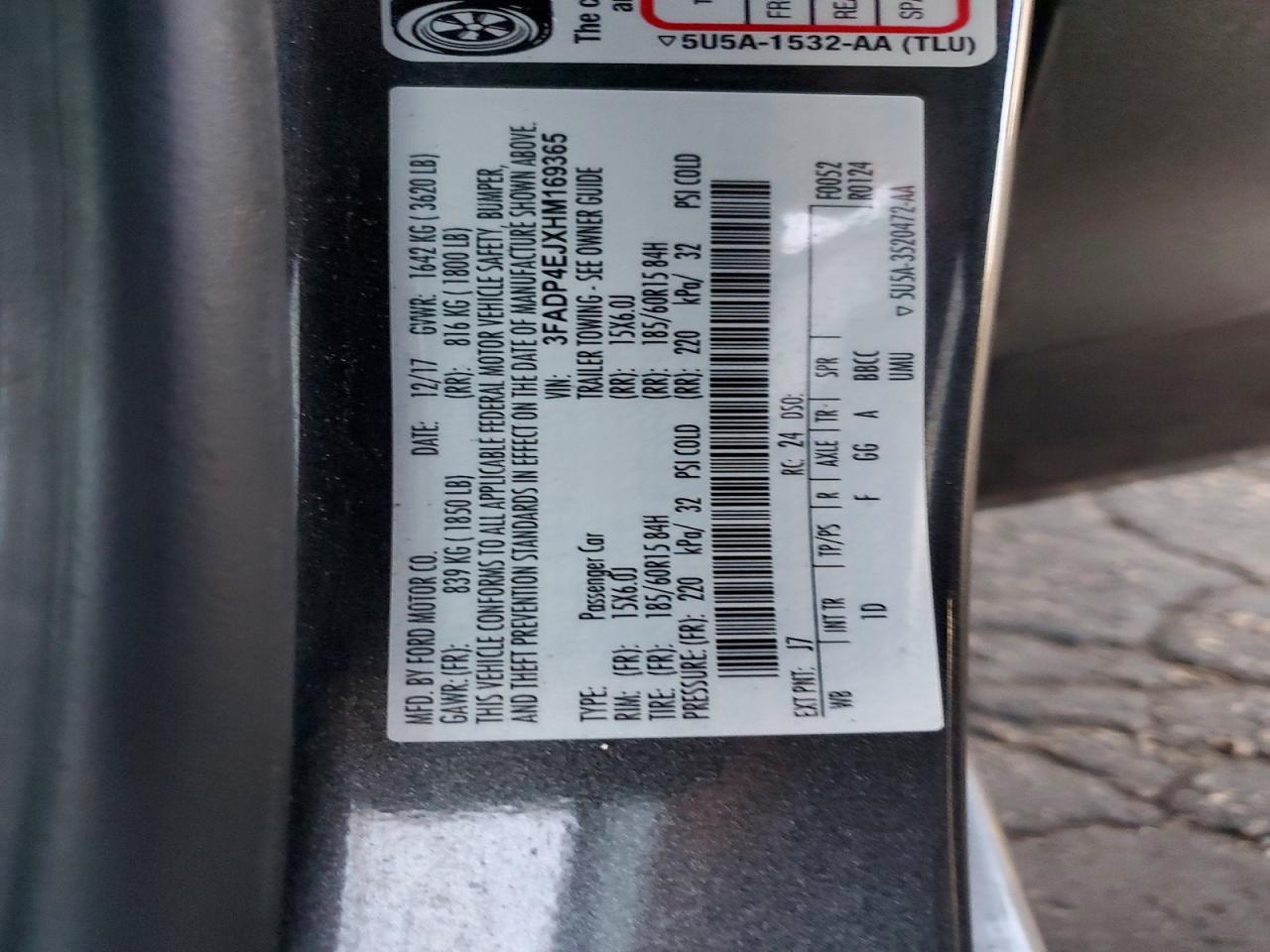2017 Ford Fiesta se
