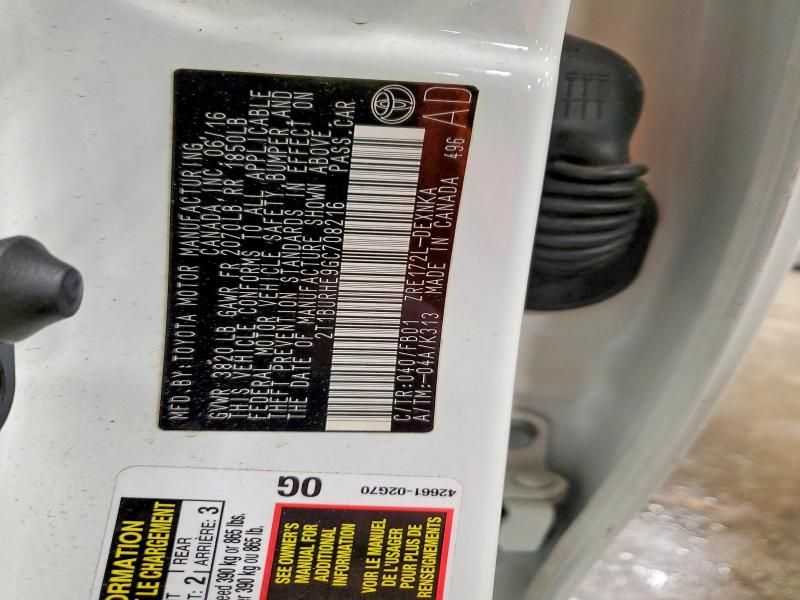 2016 Toyota Corolla l