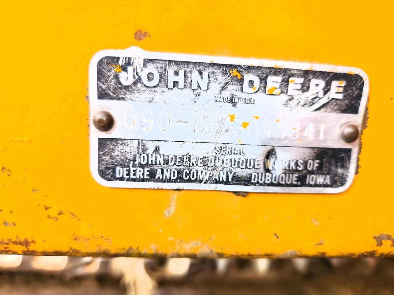 1980 John Deere Tractor-Excavator